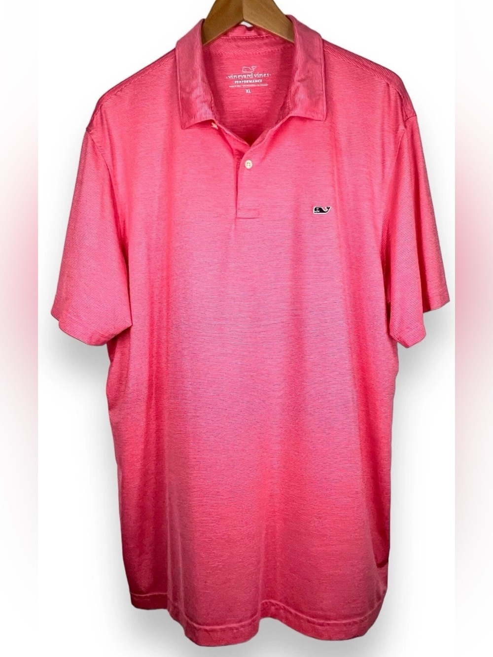 Vineyard Vines Coral Pink Performance Polo size XXL